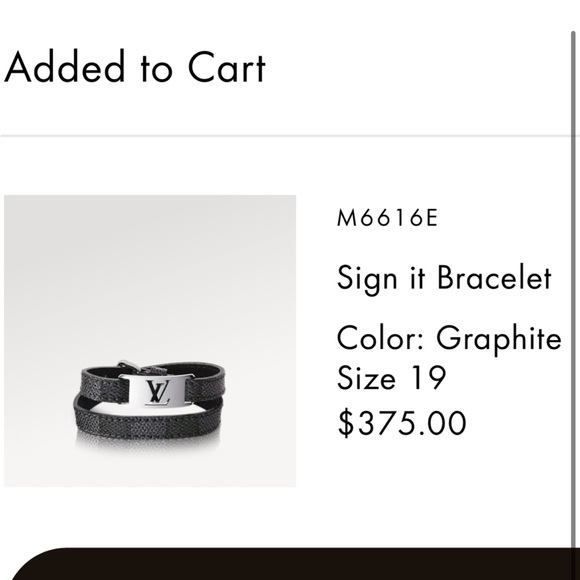 Louis Vuitton “sign it” bracelet. - Picture 7 of 7